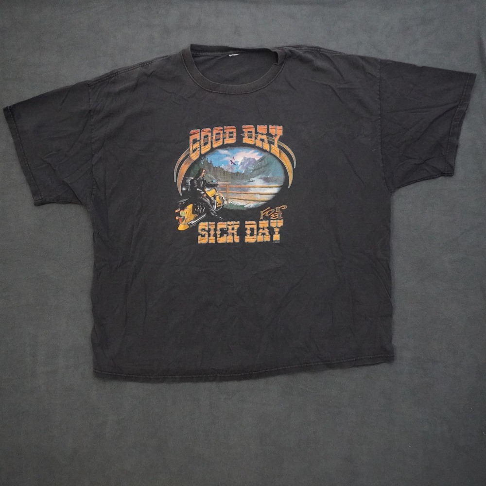 Vintage Harley-Davidson Deadwood SD T-Shirt Mens 2XL Black 2005 Graphic Tee